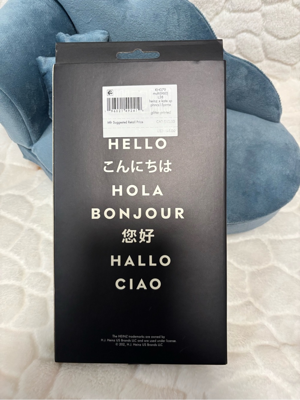 Heinz X Kate Spade New York Glitter Phone Case 15 Pro Max - Picture 7 of 8